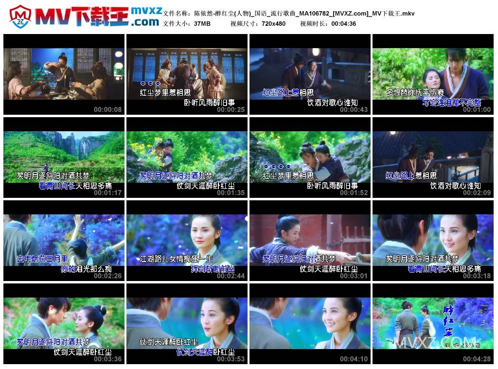 陈依然-醉红尘(人物)_国语_流行歌曲_MA106782